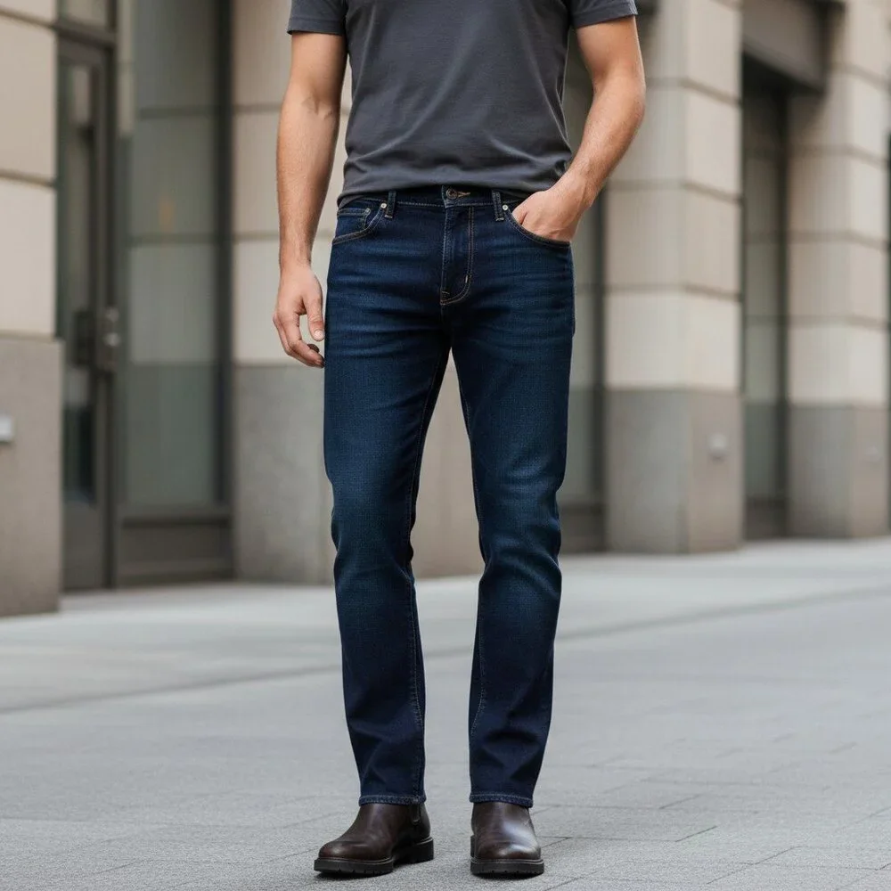 AG Graduate Tailored Leg Jeans Sailor Dark Indigo Denim NWT 34x34